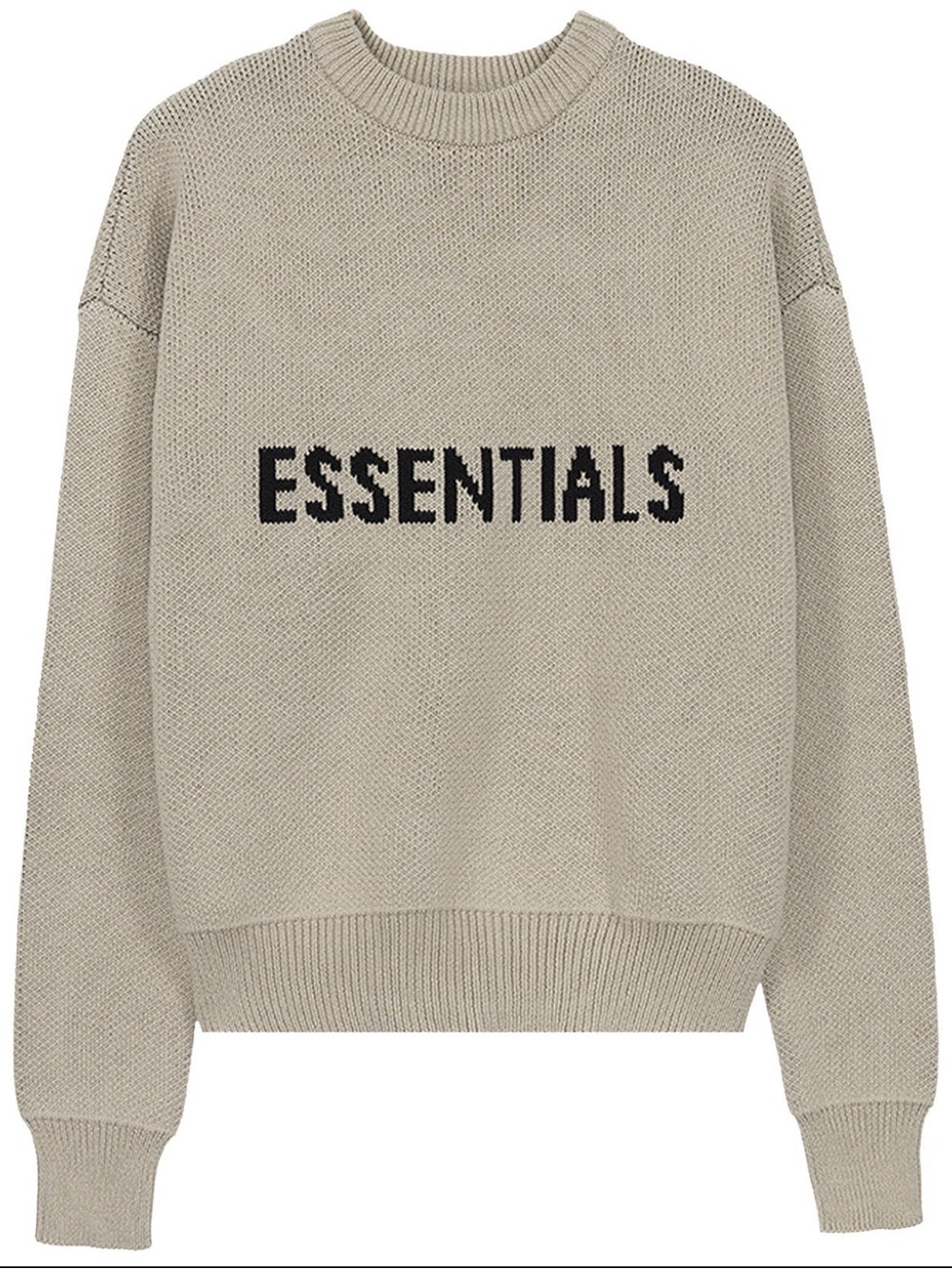 Fear of God Essentials x SSENSE Linen Knit Crewneck, size XS